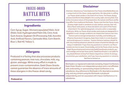 Freeze Dried Battle Bites - Sour